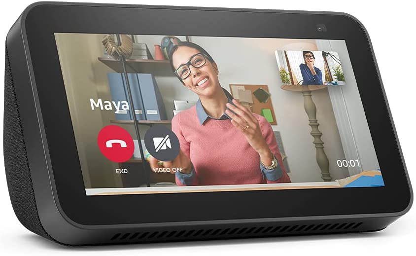 Asistente Virtual Echo Show 5, 2da Gen 2021 Negro - Amazon Alexa