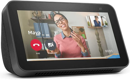 Asistente Virtual Echo Show 5, 2da Gen 2021 Negro - Amazon Alexa